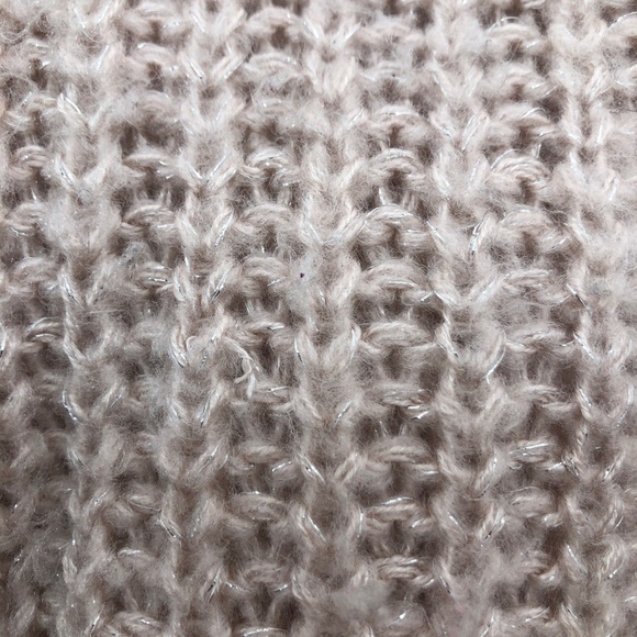 Beige/Tan Jennifer Lopez Sweater with Buttoned Collar - Picture 7 of 10